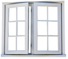 Aluminum 125 broken bridge casement window 