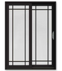 casement window with optional aluminum profile different glass