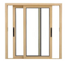 casement window with optional aluminum profile different glass