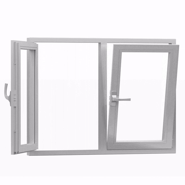 Tilt And Turn Aluminum Window with Bespoken Size